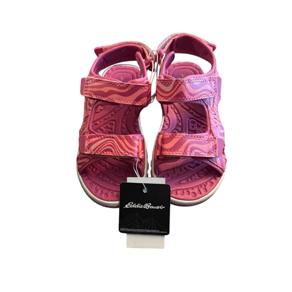 Eddie Bauer Pink Sporty Sandals with Adjustable Straps